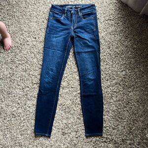 American Eagle next level stretch dark wash begging